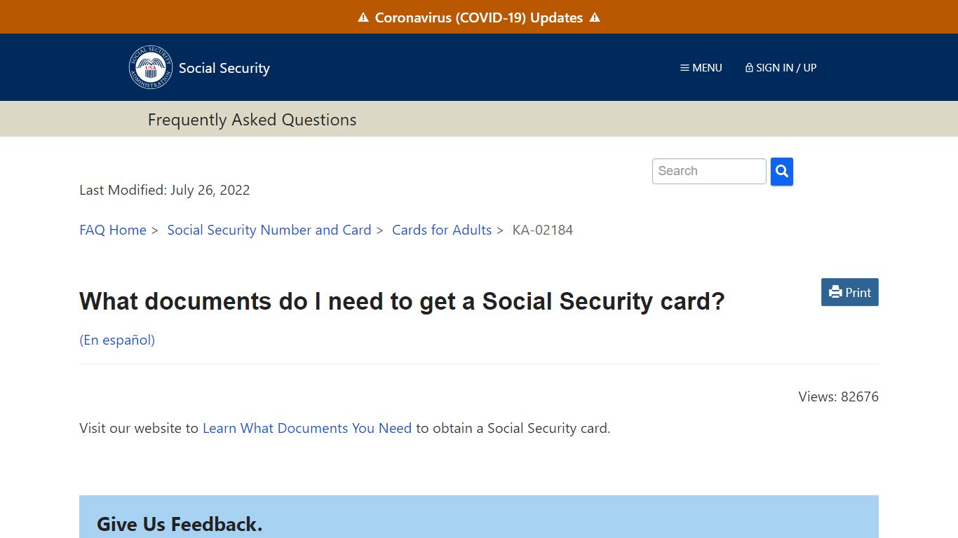 What documents do I need to get a Social Security card?